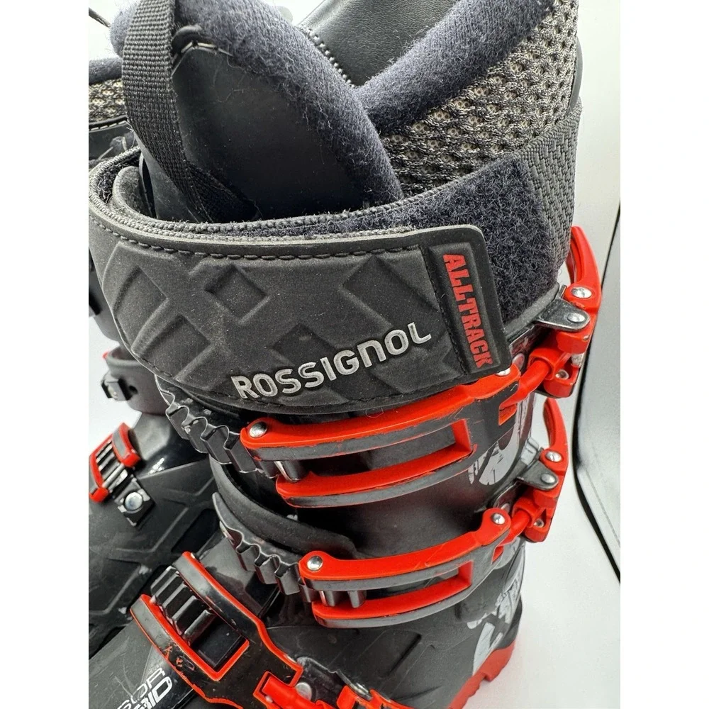 Rossignol 90 All Track Ski Boots Sensor Grip Black Red Mondo Size 27.5 Hike
